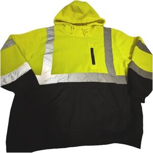 PIP Long Sleeve Reflective Jacket Men's Size Large High Visibility Hoodie Type R